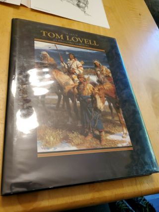 The Art Of Tom Lovell An Invitation To History 1993 First Edition,  Special Print