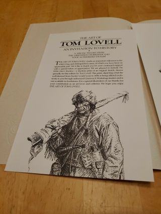 The Art of Tom Lovell an invitation to history 1993 first edition,  special print 3