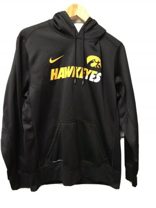 Men’s Nike Black Iowa Hawkeyes Hoodie Hooded Sweatshirt Large