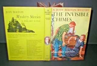 A JUDY BOLTON MYSTERY 3 - THE INVISIBLE CHIMES by MARGARET SUTTON 1967 HARDCOVER 2