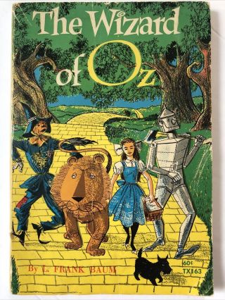Vintage " The Wizard Of Oz ",  1968 Illustrated Tab Books Edition L.  Frank Baum
