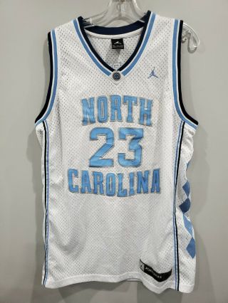 Nike Jordan Brand Unc North Carolina Tar Heels Michael Jordan 23 Jersey Mens Xl