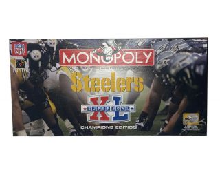 Monopoly Pittsburgh Steelers Bowl Xl Champions Edition Game