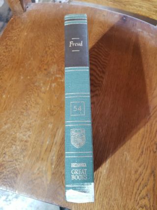 Encyclopedia Britannica Great Books Of The Western World Vol 54 Freud