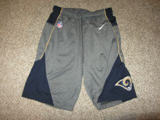 Los Angeles Rams Nike On Field Nfl Football Athletic Shorts M Medium Dri - Fit La