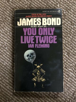 James Bond You Only Live Twice Ian Fleming Signet Paperback Ae2108