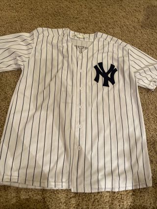 Derek Jeter York Yankees 2 Mlb Majestic Cool Base Jersey Size L