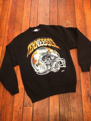 Vintage University Of Tennessee Football Sweatshirt - Size Medium - Made In Usa