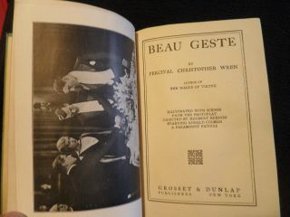 Beau Geste by P.  C.  Wren - 1926 G&D edition 2