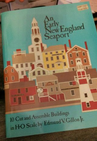 Cut Out And Assemble An Early England Seaport In Ho By Edmund V.  Gillon,  Jr