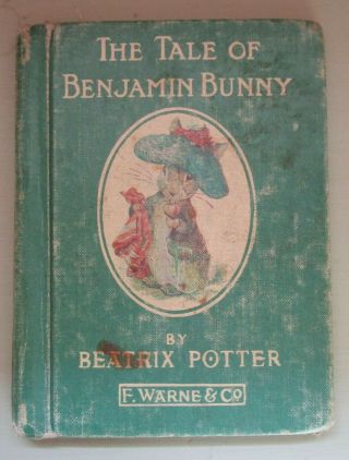 1932 The Tale Of Benjamin Bunny Beatrix Potter F.  Warne & Co.  Hc Retired Library