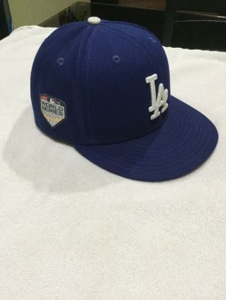 Los Angeles Dodgers 2018 World Series Hat Era Size 7 1/4
