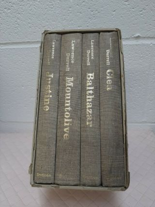 The Alexandria Quartet By Lawrence Durrell 1961 - 62 Hardcover Box Set Of 4 Books