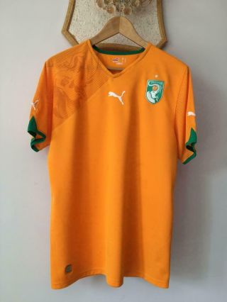 Cote D’ivoire Ivory Coast 2010 World Cup Home Football Soccer Shirt Jersey Puma