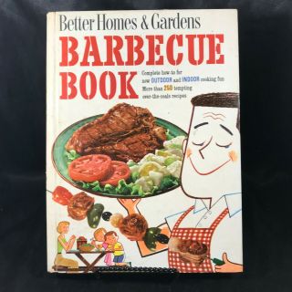 Vintage Better Homes And Gardens Barbecue Cookbook 1959