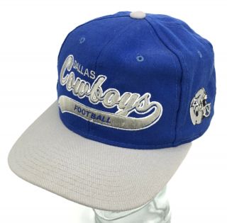 Vintage Dallas Cowboys 100 Wool Snapback Hat Cap Starter The Natural 1990 