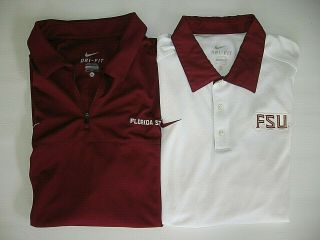 Florida State Seminoles Fsu Nike Polo Shirt Adult Men 