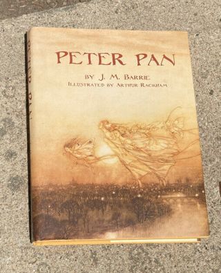 Peter Pan By J.  M.  Barrie 2003 Hardcover Illustrated By Arther Rackham