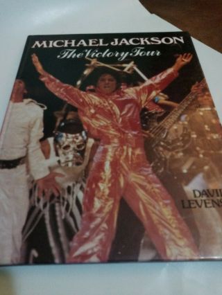 Michael Jackson - The Victory Tour By David Levenson (1984,  Hardcover) 3