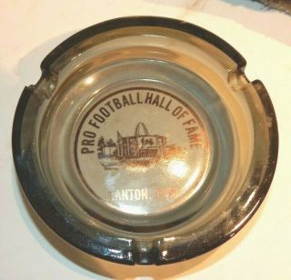 Pro Football Hall Of Fame Canton Ohio Ashtray Vintage Rare