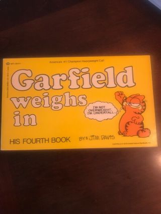 Garfield At Large His Fourth Book By Jim Davis