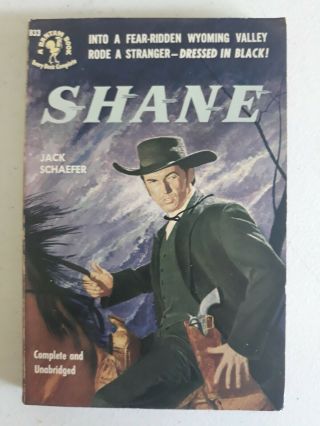 Vintage Bantam 1950 Paperback " Shane " By Jack Schaefer Western Classic
