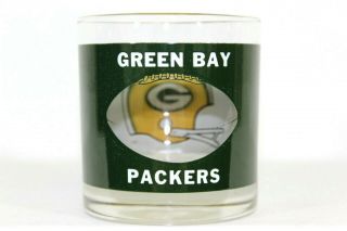 Green Bay Packers See Through Nfl Football Houze Art Tumbler Whiskey Glass