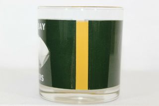 Green Bay Packers See Through NFL Football Houze Art Tumbler Whiskey Glass 2