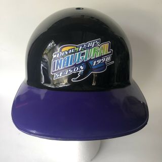 Tampa Bay Devil Rays 1998 Inaugural Season Vintage 90s Lrich Batting Helmet