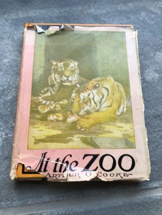 At The Zoo By Arthur O’cooke (1935,  Hc,  Illustrated,  The Platt & Munk Co)