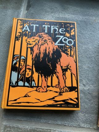 At The Zoo By Arthur O’Cooke (1935,  HC,  Illustrated,  The Platt & Munk Co) 3