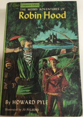 Vintage The Merry Adventures Of Robin Hood Hc Howard Pyle 1965 Classic Vg