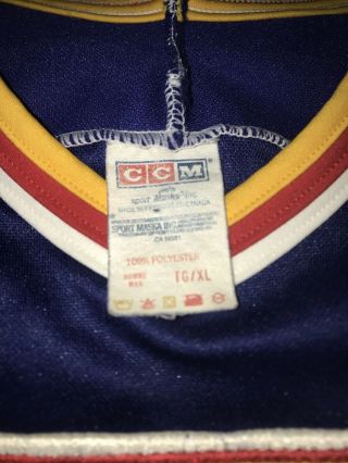 Vintage St.  Louis Blues Brendan Shanahan 19 CCM Jersey Sz XL Gretzky NHL 3