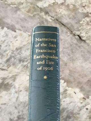 NARRATIVES OF THE SAN FRANCISCO EARTHQUAKE AND FIRE 1906 LAKESIDE PRESS 2