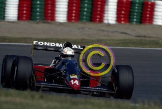 Racing 35mm Slide F1 Gabriele Tarquini - Fondmetal 1991 Japan Formula1