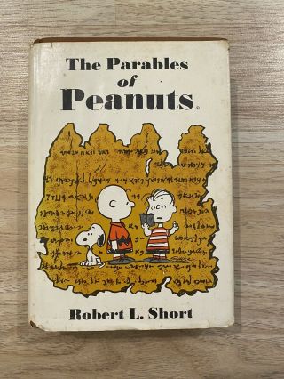 (cc87h) The Parables Of Peanuts Hardcover Robert L.  Short 1968