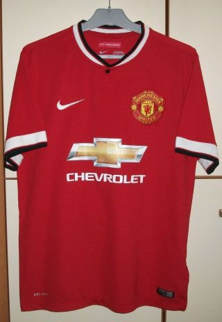 Manchester United 2014 - 2015 Home Football Shirt Jersey Nike Size M