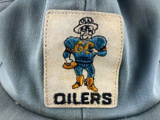 Vintage 1962 Houston Oilers Hat With Rare Logo 2