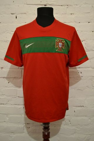 Portugal Home Football Shirt 2010/2012 Soccer Jersey Camiseta Nike Mens M