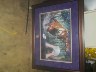 2007 Lsu National Championships Picture 108/500 Autographed By Artist