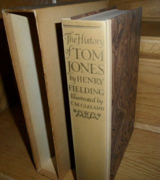The History Of Tom Jones By Henry Fielding Heritage Press W/slipcover & Sand