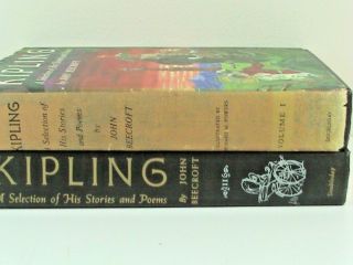 Kipling A Selection Of His Stories And Poems By John Beecroft 2 Volume Set 1956
