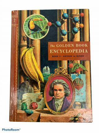 1959 Golden Book Encyclopedia Vol 2 Arthur To Blood
