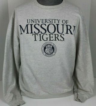 Vintage University Of Missouri Mizzou Tigers Sweatshirt Men Size Medium Jansport