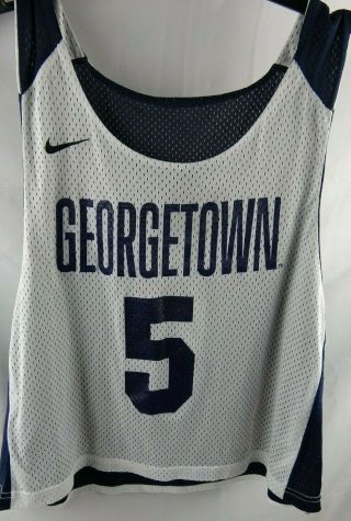 Georgetown Hoyas Ncaa Nike Basketball 5 Jersey Reversible Mesh Men 