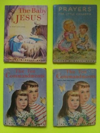 4 Vintage Rand Mcnally Childrens Books 1940 