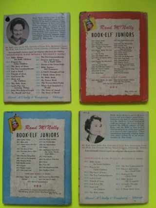 4 Vintage Rand McNally Childrens Books 1940 ' s & 50 ' s 2