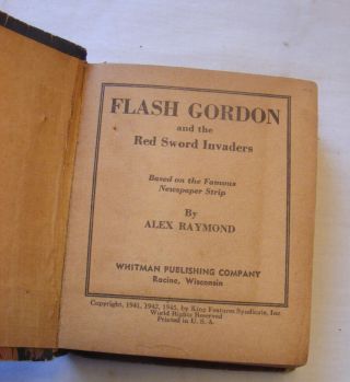 Flash Gordon & the Red Sword Invaders (1945/Illustrated) Alex Raymond 3