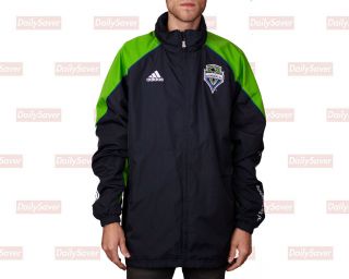 Seattle Sounders Fc Lightweight Windbreaker Jacket Adidas Xbox 360 Mls Mens Xl