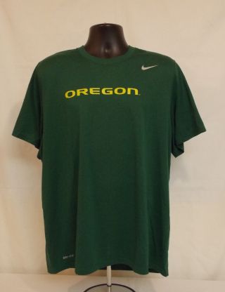 Oregon Ducks Nike Team Issued Dri - Fit Coach Exclusive Short Sleeve Shirt Men 